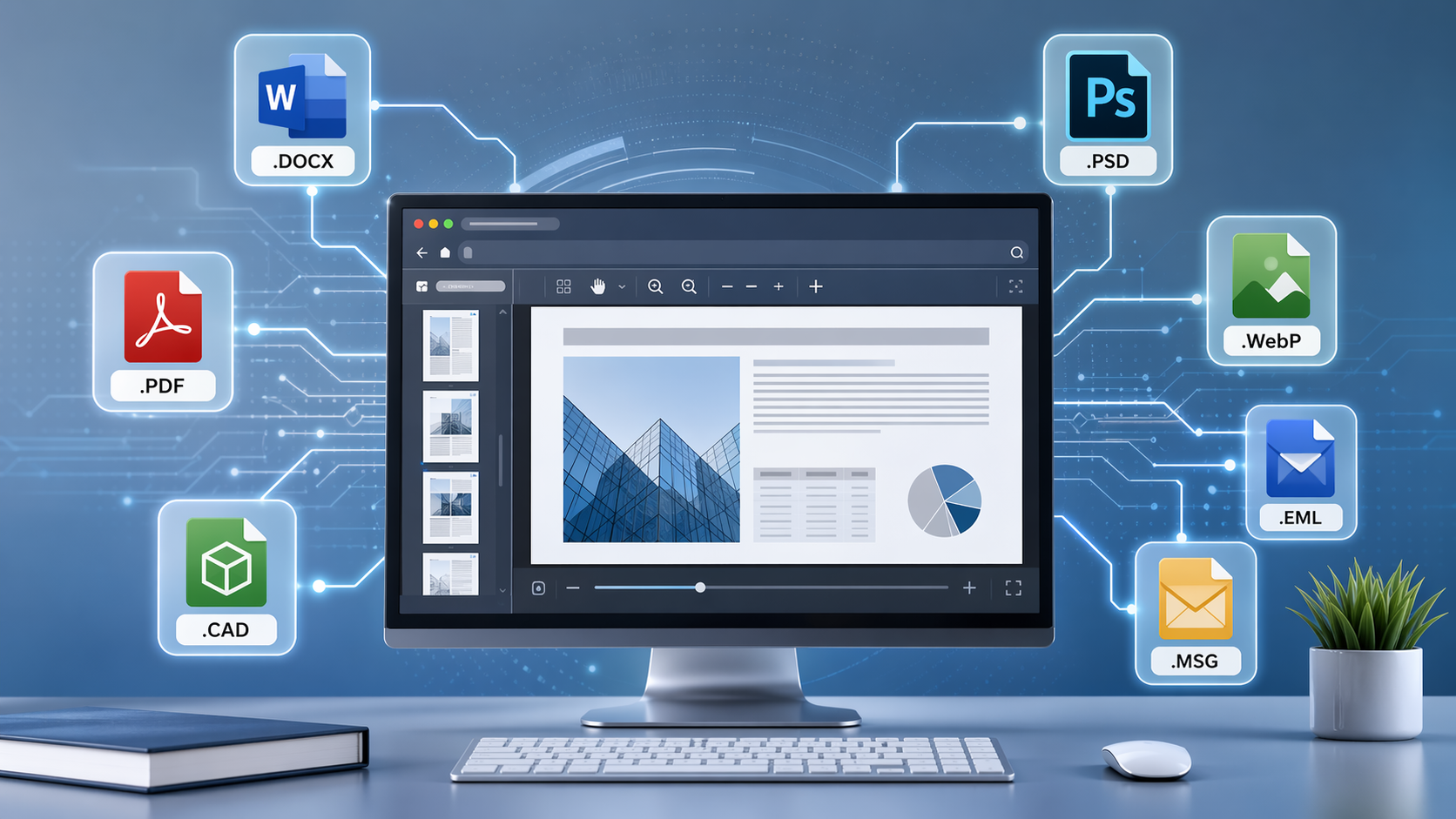 Neue Funktionen im Online Document Viewer für CAD, PDF, EML, MSG und viele Bildformate