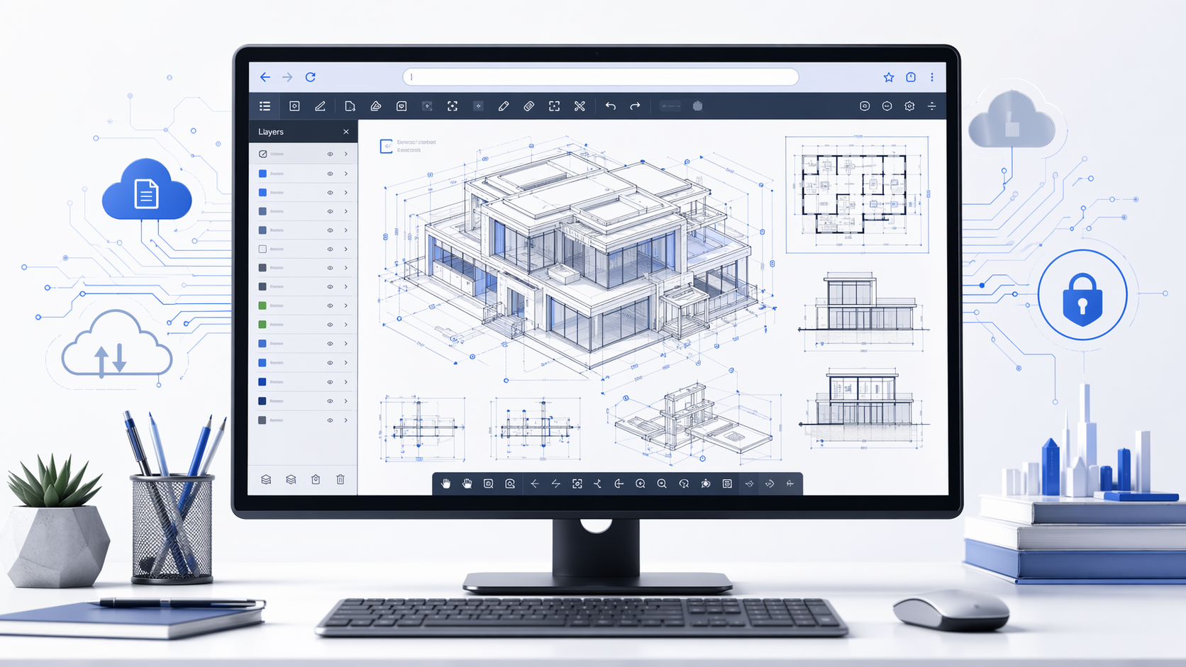 Vereinfachung des CAD-Dateizugriffs: DWG, DGN und DXF mühelos anzeigen auf OnlineDocumentViewer.com