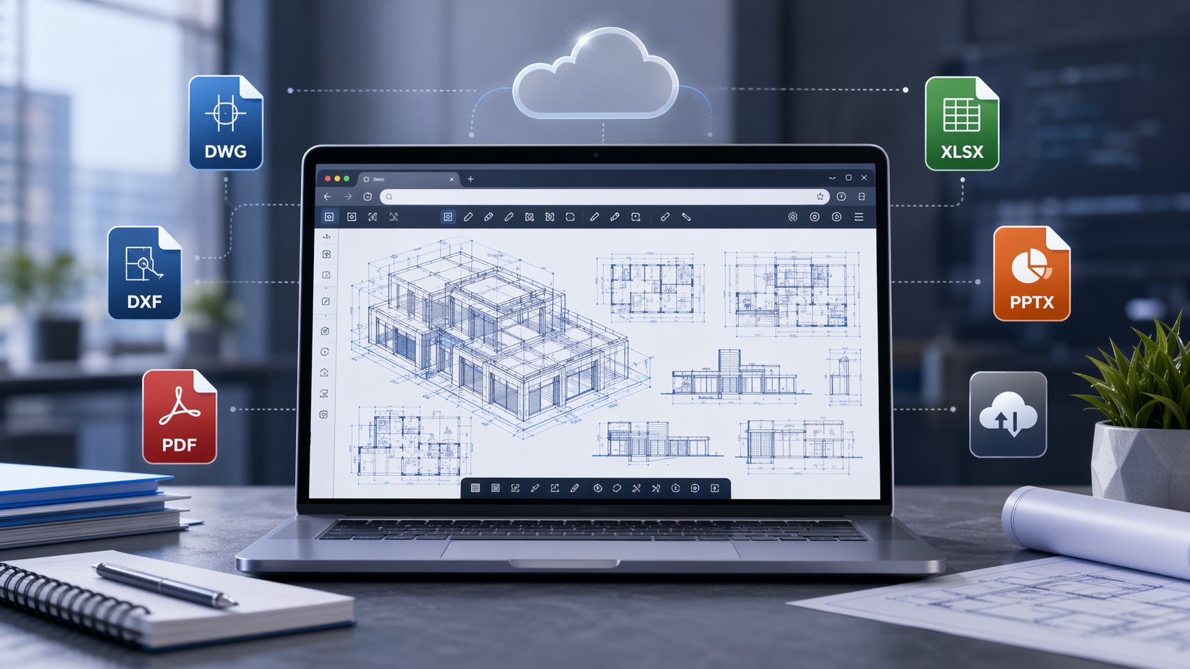 Optimierung von Architektur- und Ingenieurarbeitsabläufen: CAD- und technische Dateien online anzeigen mit OnlineDocumentViewer.com