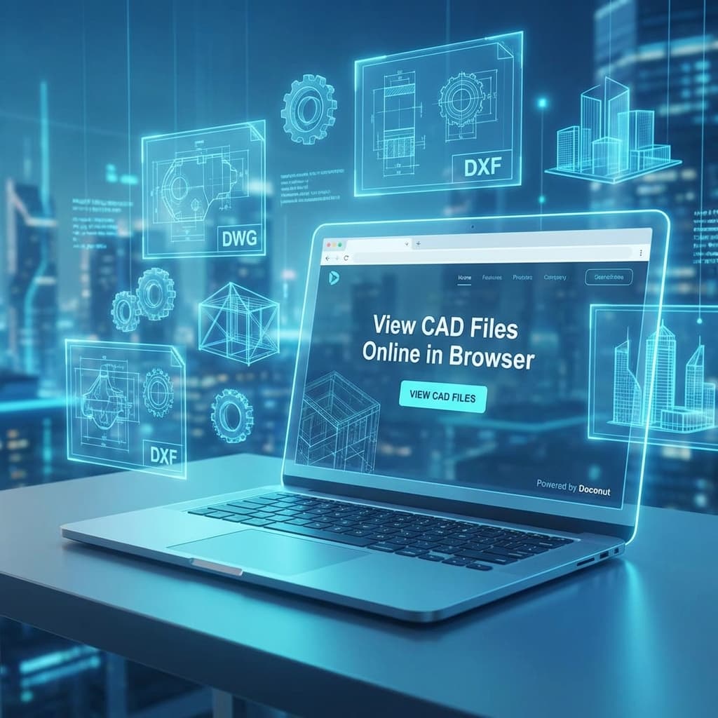 CAD-Dateien online im Browser anzeigen: Kein AutoCAD erforderlich
